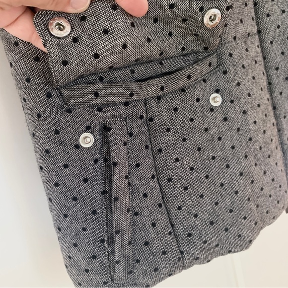 Fun and Cozy Liz Claiborne Polka Dot Vest - Picture 8 of 10